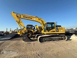 Side of used Excavator